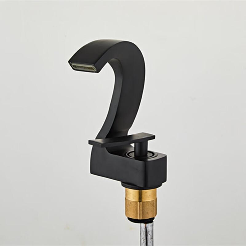 TLXT Black Swan Waterfall Basin Faucet
