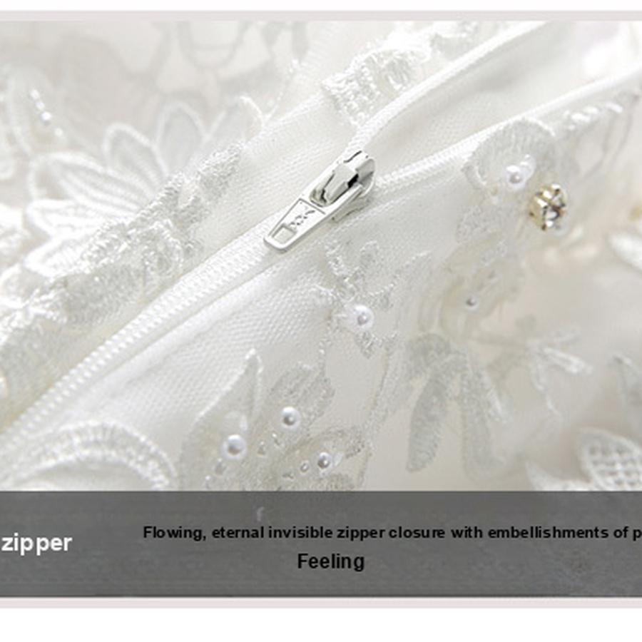 Dantelă albă nouă scurtă mireasă nuntă cină întâlnire anuală gazdă domnișoară de onoare soră grup rochie mică fată