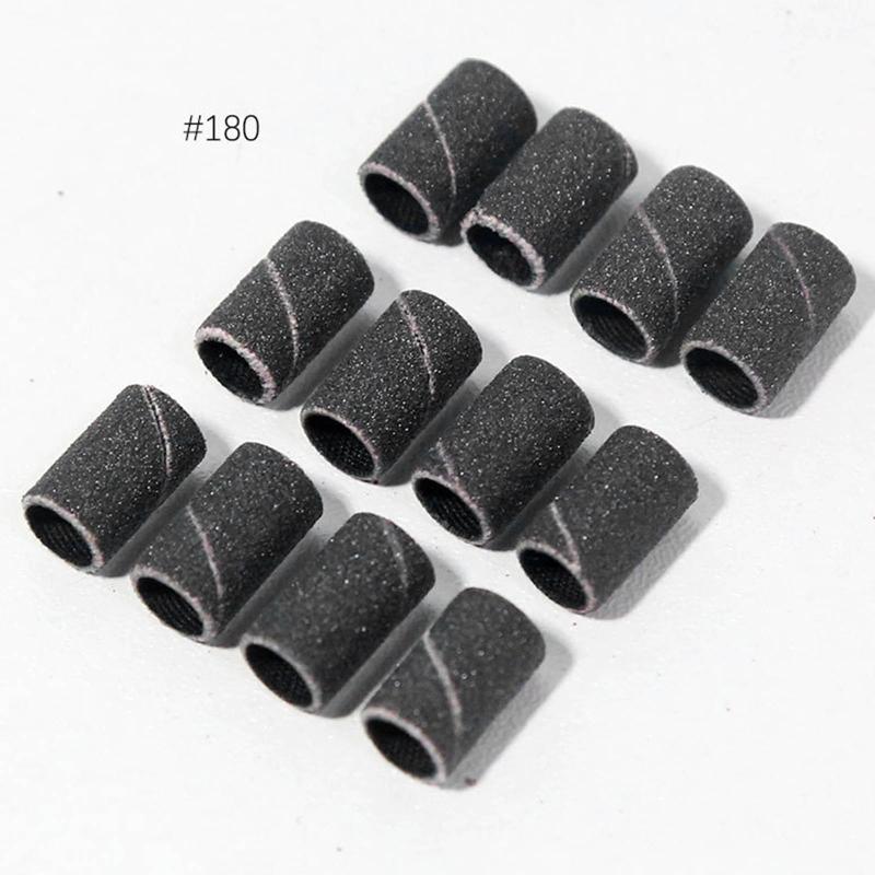 Sanding Bands for Nail Drill Bits 75Pcs Professional Electric Nail Sanding Bands 80#120#180# for Manicures and Pedicures