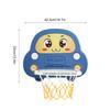 Portable Mini Basketball Set Collapsible Punch-Free Backboard Ball Goal Toys For Children