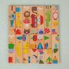 28 Pieces Wood Animal Puzzle Blocks Early Learning Wood Building Blocks Set  Kids