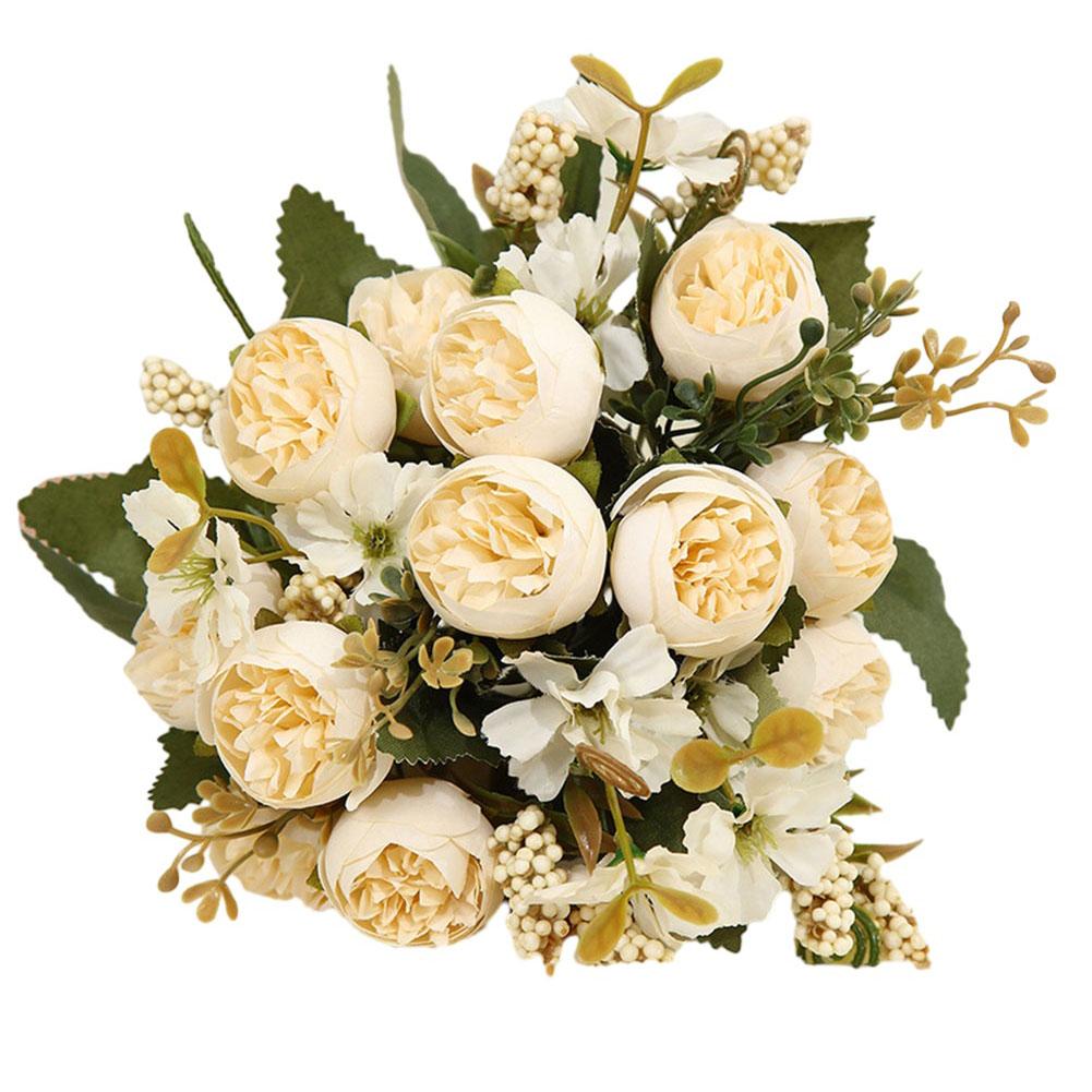 Office Decoration Rose Flower Rose Fake Flower Wedding Room Layout High Quality