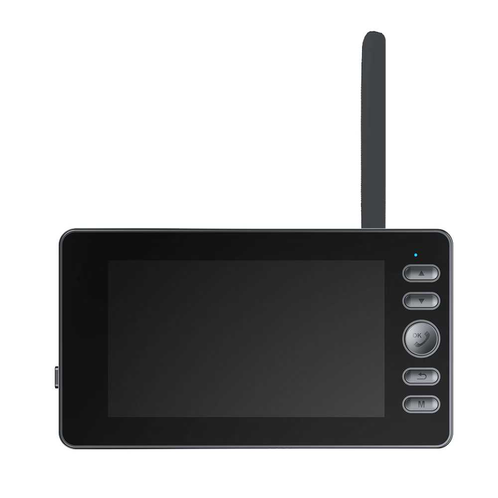 M15c 2.4G Wireless Video Intercom Doorbell IP65 Waterproof Video Doorbell Two Way Voice Doorbell with Camera Monitor Night Vision