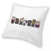 Community Tee Pillowcase Polyester Linen Velvet Printed Zip Decorative Throw Pillow Case Sofa Seater Cushion Cover 45X45