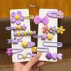 14 Purple Cute Cartoon Cheap Hair Clips for Daily Use Hair Accessories