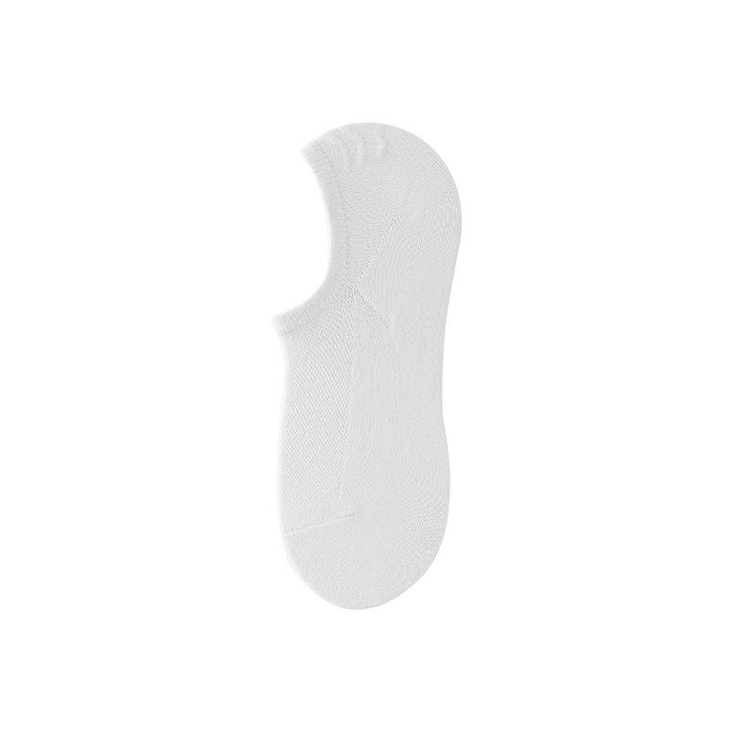 Men's Summer Thin Cotton Mesh 10a Anti Slip Non Drop Heel Shallow Mouth Invisible Socks