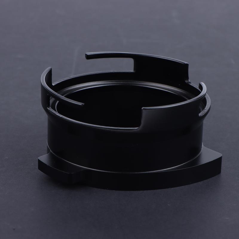 

Aluminum Alloy Rotatable Coffee Machine Handle Ring Prevents Coffee Sprinkling For Breville 8 Series 3-Lug Portafilter 54Mm чёрный