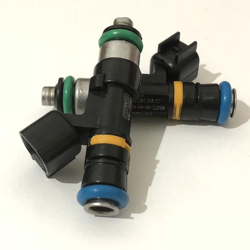 6x Top feed High performance 48mm ev14 1000cc E85  High impedance Flow matched fuel injector 0280 158 117 0280158117 for supar