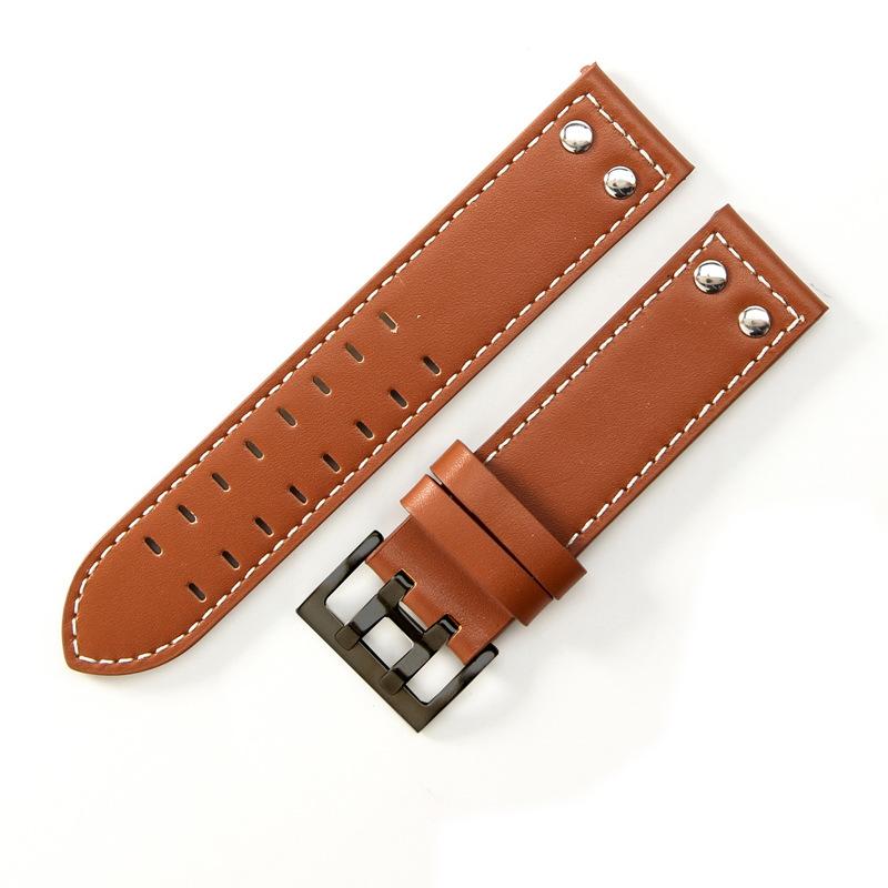 

20 22mm Genuine Leather Watch Strap For Hamilton Khaki Aviation Field Navy H70595593 H77616533 Watchband Men Wristband Brace 22mm