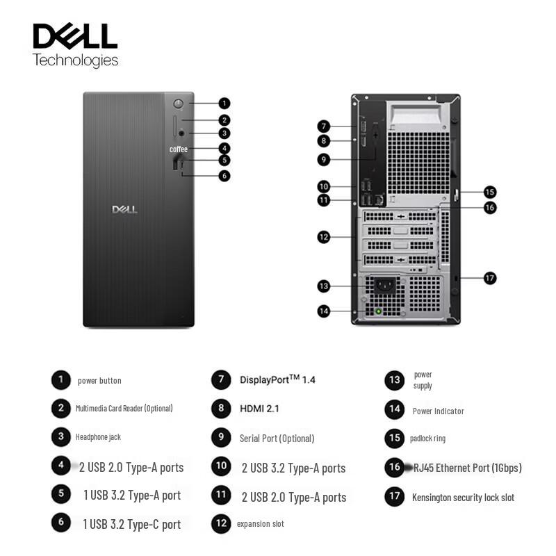 Бизнес-настольный ПК Dell OptiPlex Pro QVT1260 (Китайская версия)