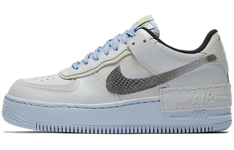 

Nike Air Force 1 Low Shadow Pure Platinum Snakeskin Blue Women s CV3027-001 40