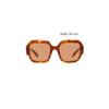 Prada Logo Letter Print Decorative Temples Irregular Shape Sunglasses Unisex sunglasses Tortoise 0PR28ZSF-10L07V