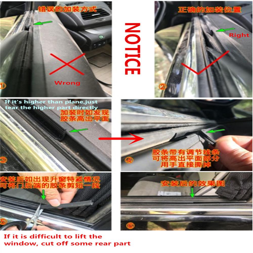 Causes of Abnormal Noise of Window Glass: For Car Front Rear Side Windows