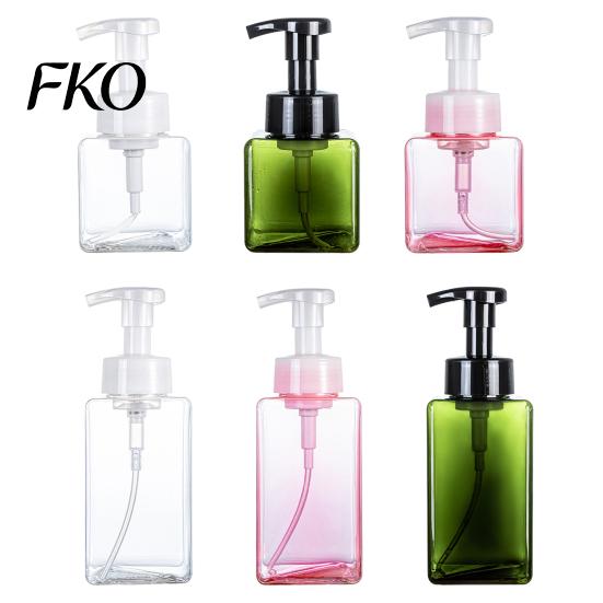 Facial Cleanser Foaming Bottle 250/450ML Press Soap Dispenser, Refillable Hand Shampoo Shower Gel Dispenser Container, Empty Pump Lotion for