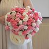 Pink Rose Blanket Soft Blanket For Bedroom Flower Bouquet Blanket Birthday Valentine'S Day Mother'S Day Gift Home Decorations