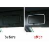2015- For Benz C-Class W205 Cover Trim Car Makeup Mirror Panel Matte Silver