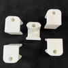 Glazed U-Shaped Electroplated Alumina Ceramic Parts - Special-Shaped Pre-Fired Fixings