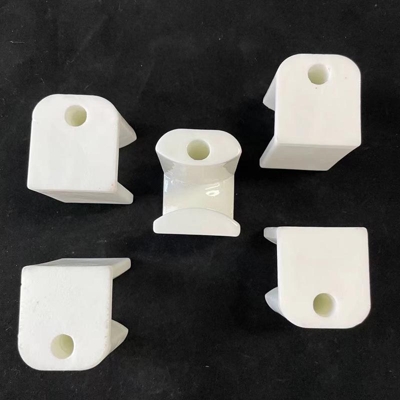 Glazed U-Shaped Electroplated Alumina Ceramic Parts - Special-Shaped Pre-Fired Fixings