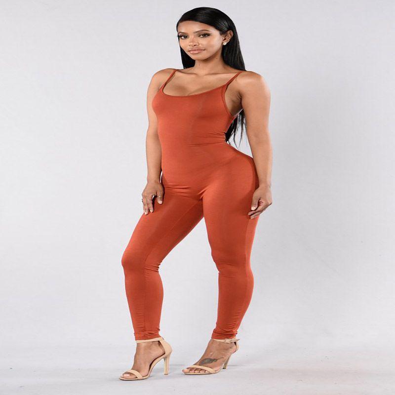 Elegant Women Jumpsuit Romper With Bodycon Fit For Chic Clubwear And Party Nights