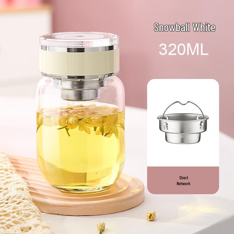 Shangqi Portable Thickened Glass Tea Cup