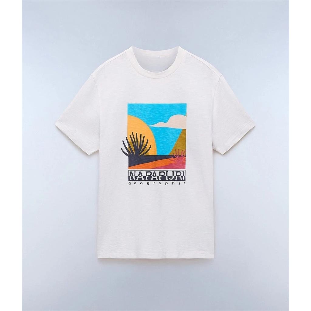 Napapijri Logo Brand Peripheral Pattern Printing Summer Luxury Brand Pure Cotton Men's And Women's T-shirts Short Sleeves
