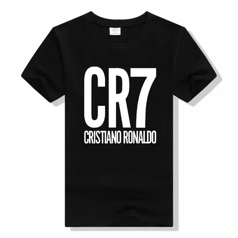 И WoSummer CR7 Футболка с коротким рукавом Топ Футболка Модный Повседневный для улицы Тренировочные Спортивные футболки Короткий рукав Толстовка