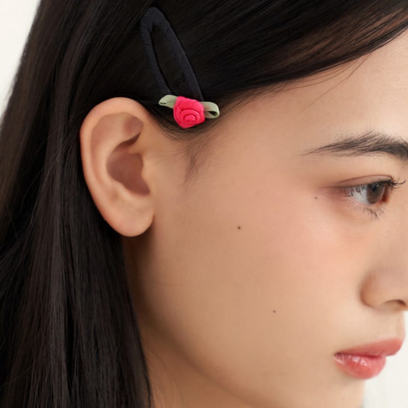 FANTASTIC PLANET [2SET] mini rose hair pin