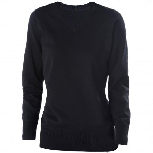 Kariban Womens V-Neck Long Sleeve Jumper / Knitwear