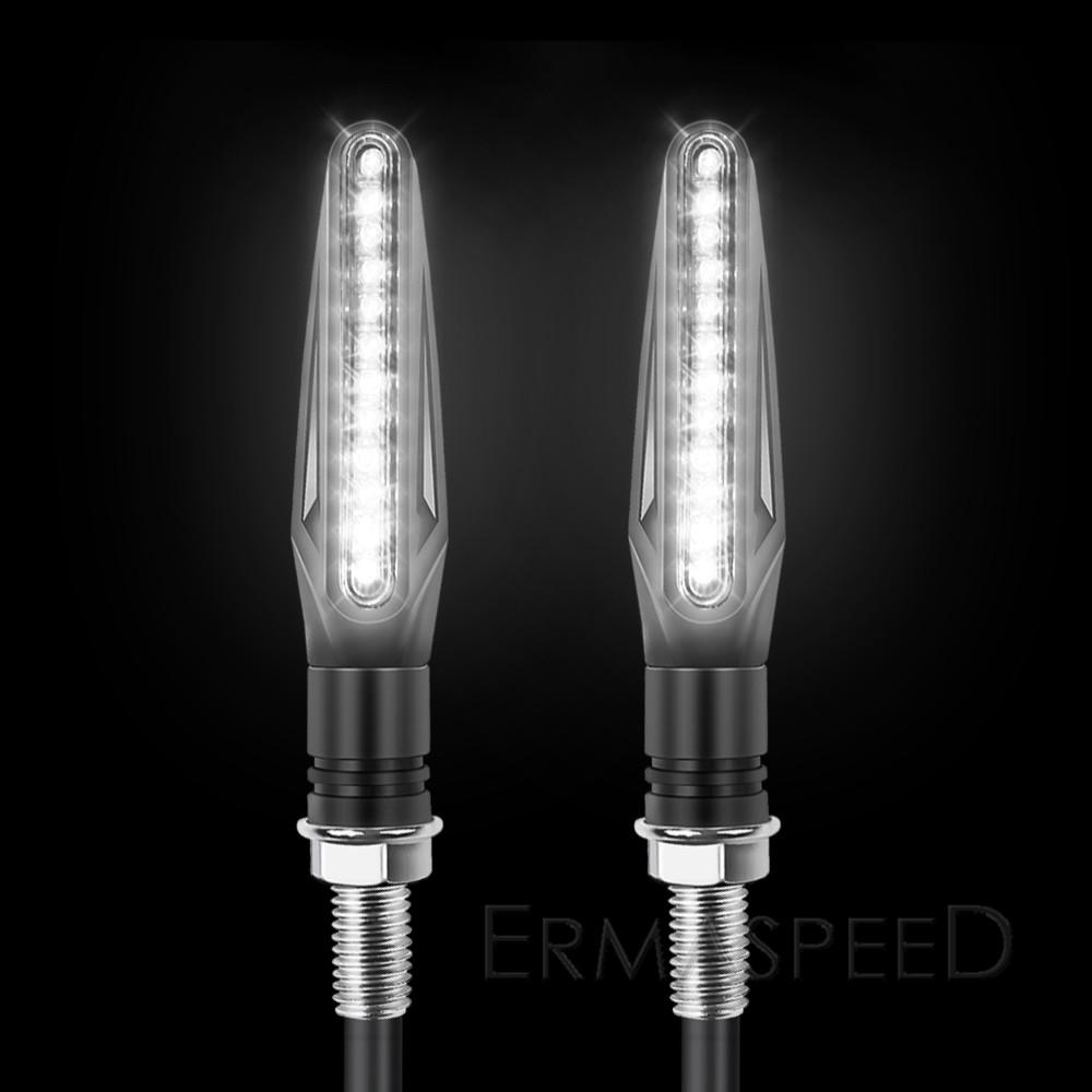 

4 шт., указатели поворота для мотоцикла, светодиодные АБС-пластики, янтарная мигалка, стоп-сигнал, мигающий индикатор для мотоцикла, мотоцикла белый