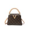 Seasonal New Trendy Women's Bag, Classic Printed Single Shoulder Small Square Bag, Niche Women's Fashion Chain Crossbody Bag