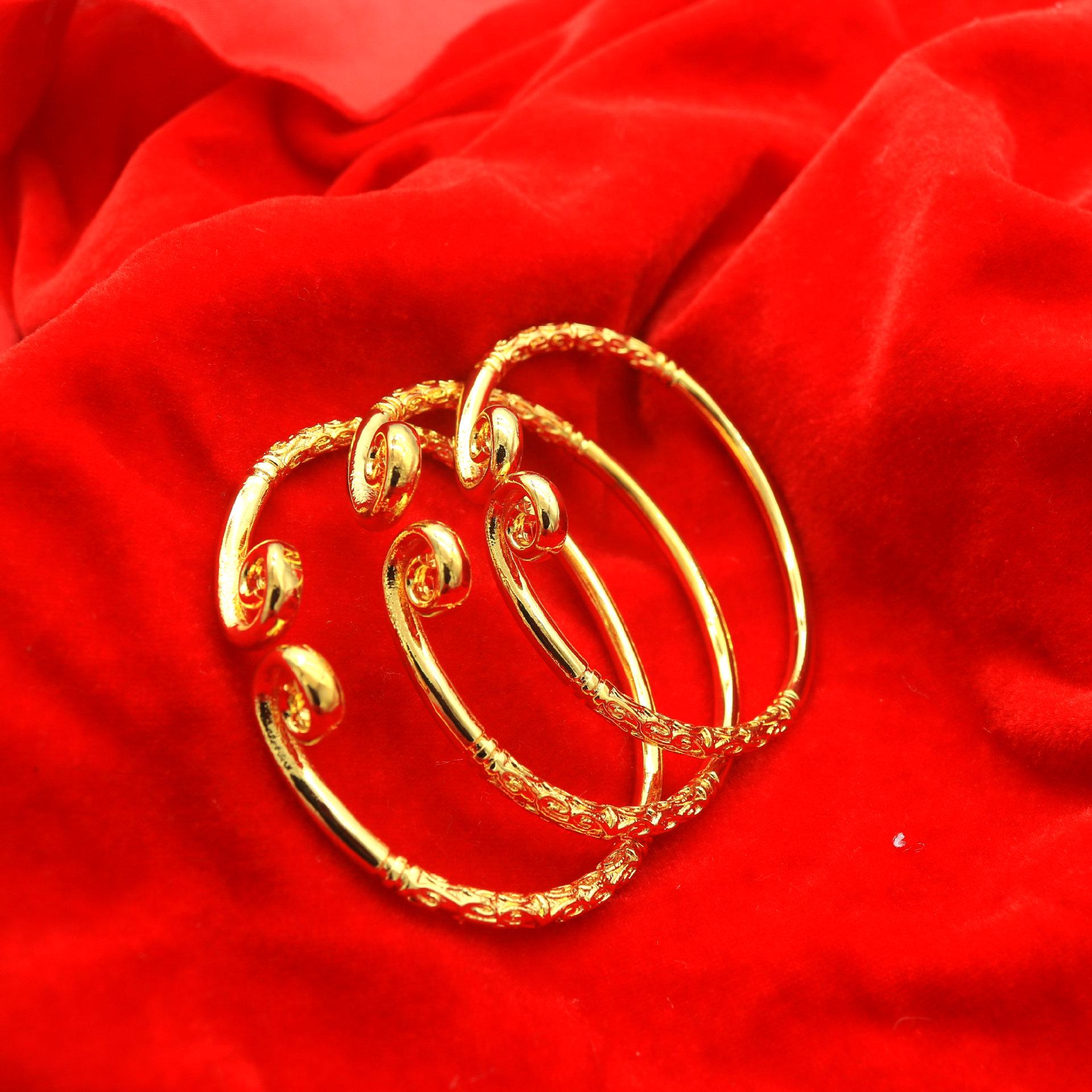 

Gold-Plated Brass Wukong Myth Bracelet for Girls