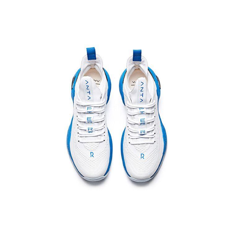 Anta RR6 Rajon Rondo Mesh Non-Slip Wear-Resistant Low-Top Basketball Shoes Men Sneakers White Blue 912021101-3