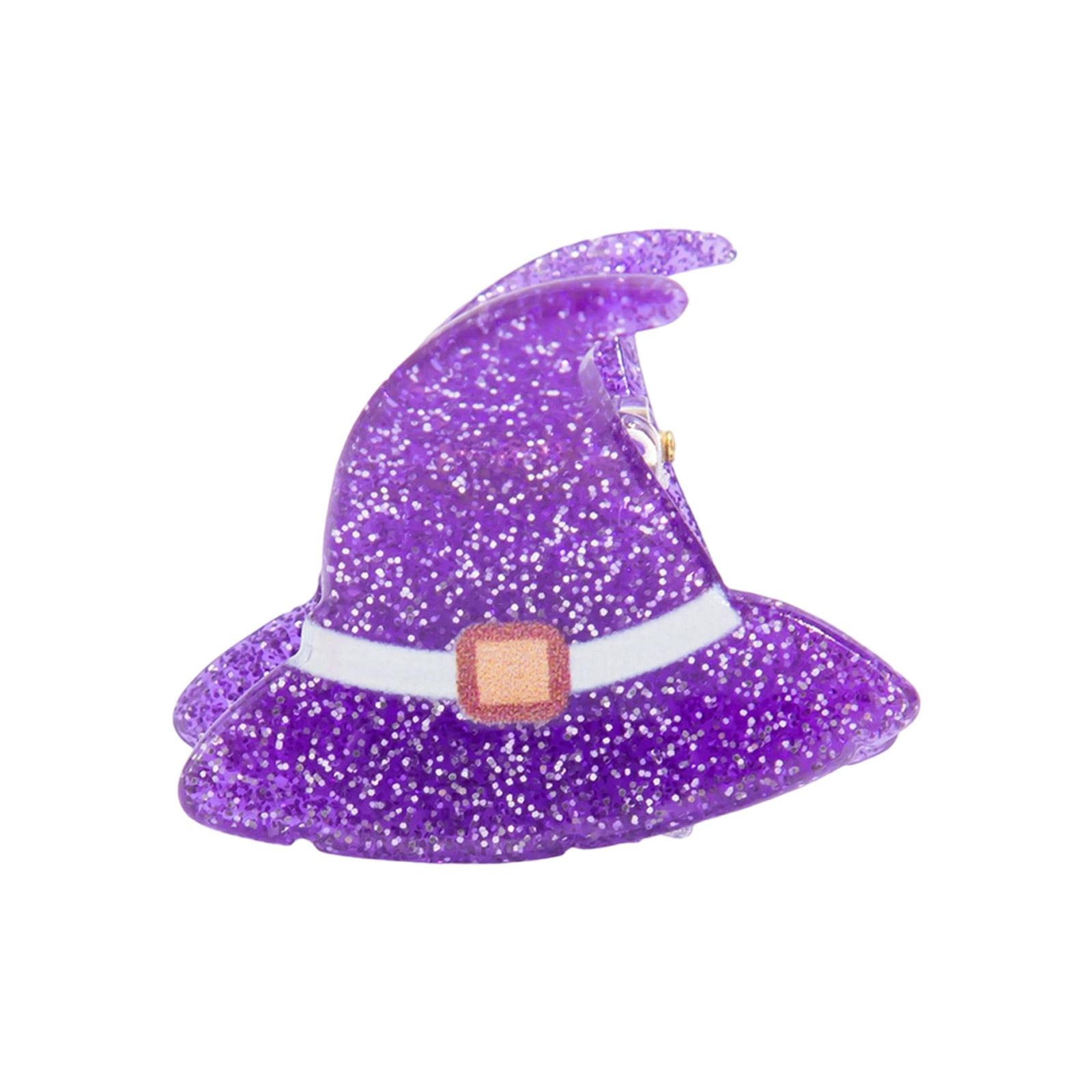 

1PC Halloween Bat Pumpkin Spiders Hair Clip For Kids Party Costume Accessories Practical Acrylic Design Safe Hairpins 3