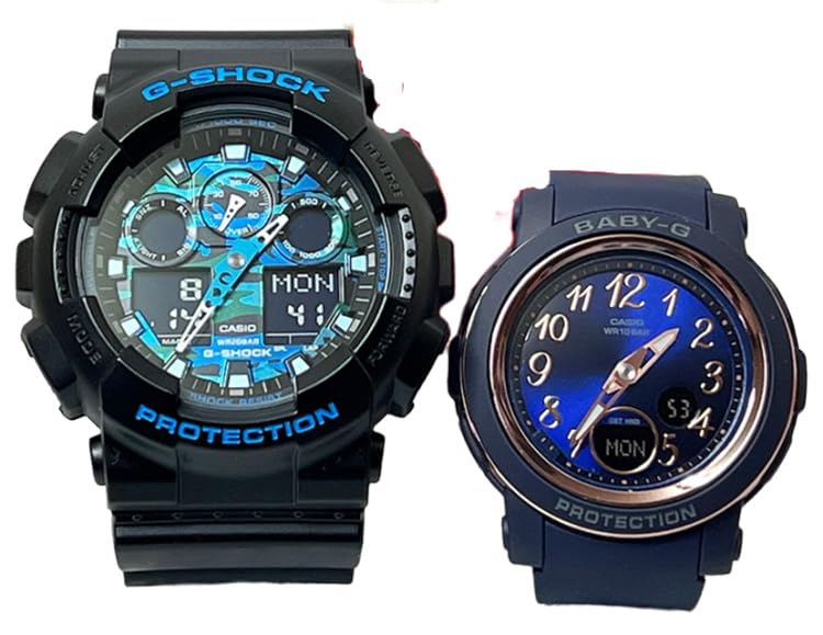 

[Casio] CASIO Pair Watch G-SHOCK G-Shock BABY-G Baby G Ana-Digi Battery Operated Genuine Pair Case Set of 2 GA-100CB-1AJF BGA-290SA-2AJF Watch