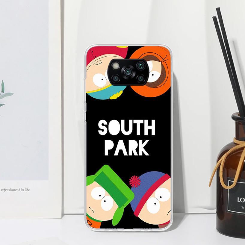 Cartoon S-South-Parkes Phone Case For Xiaomi Poco X7 X6 X5 M7 M8 Pro F7 Ultra Redmi 15C 15 13C 13 12C 12 10 10C 10A Art Fundas P