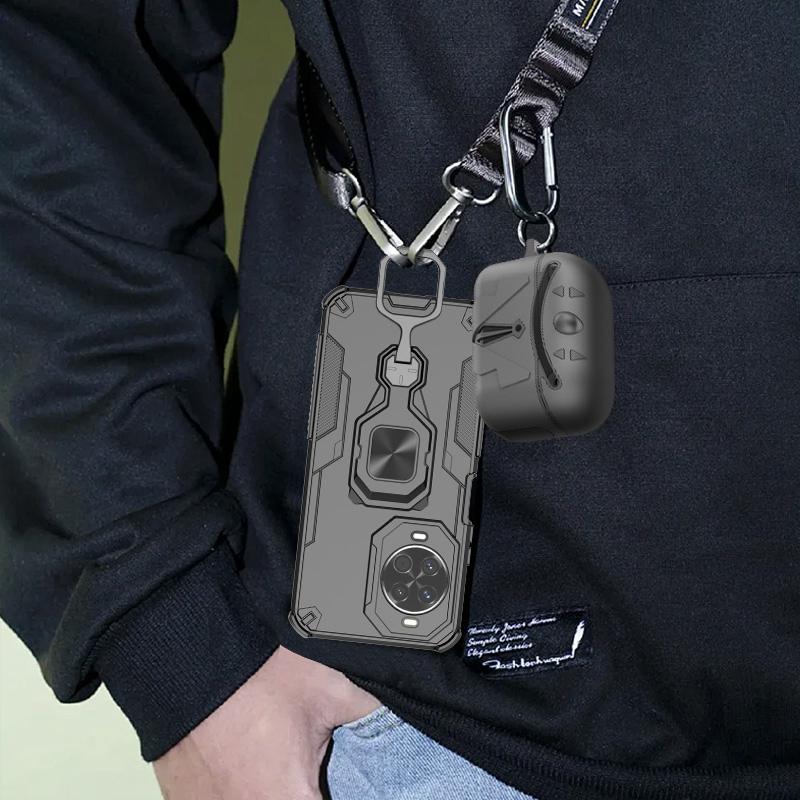 Shockproof Armor Camera Protect Case For Huawei Nova 14 Pro Nova14 Ultra Magnetic Car Ring Holder Cover For Nova 14 Ultra