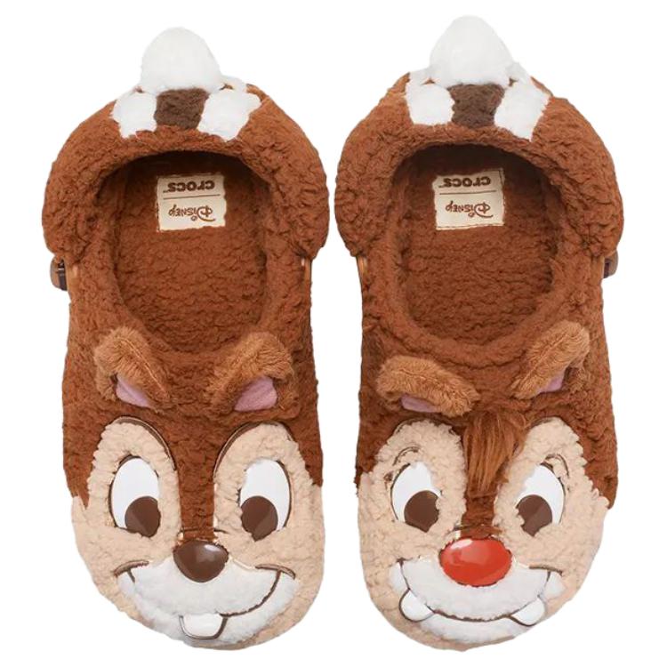 Disney X Crocs Classic Clog Chip N Dale Unisex Sandals Tan Brown White 212060-90H