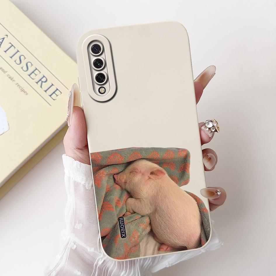 For Xiaomi Mi A3 Case MiA3 Shockproof Cover Cute Cartoon Panda Rabbit Soft Silicone Matte TPU Phone Case For Xiaomi Mi CC9e Capa