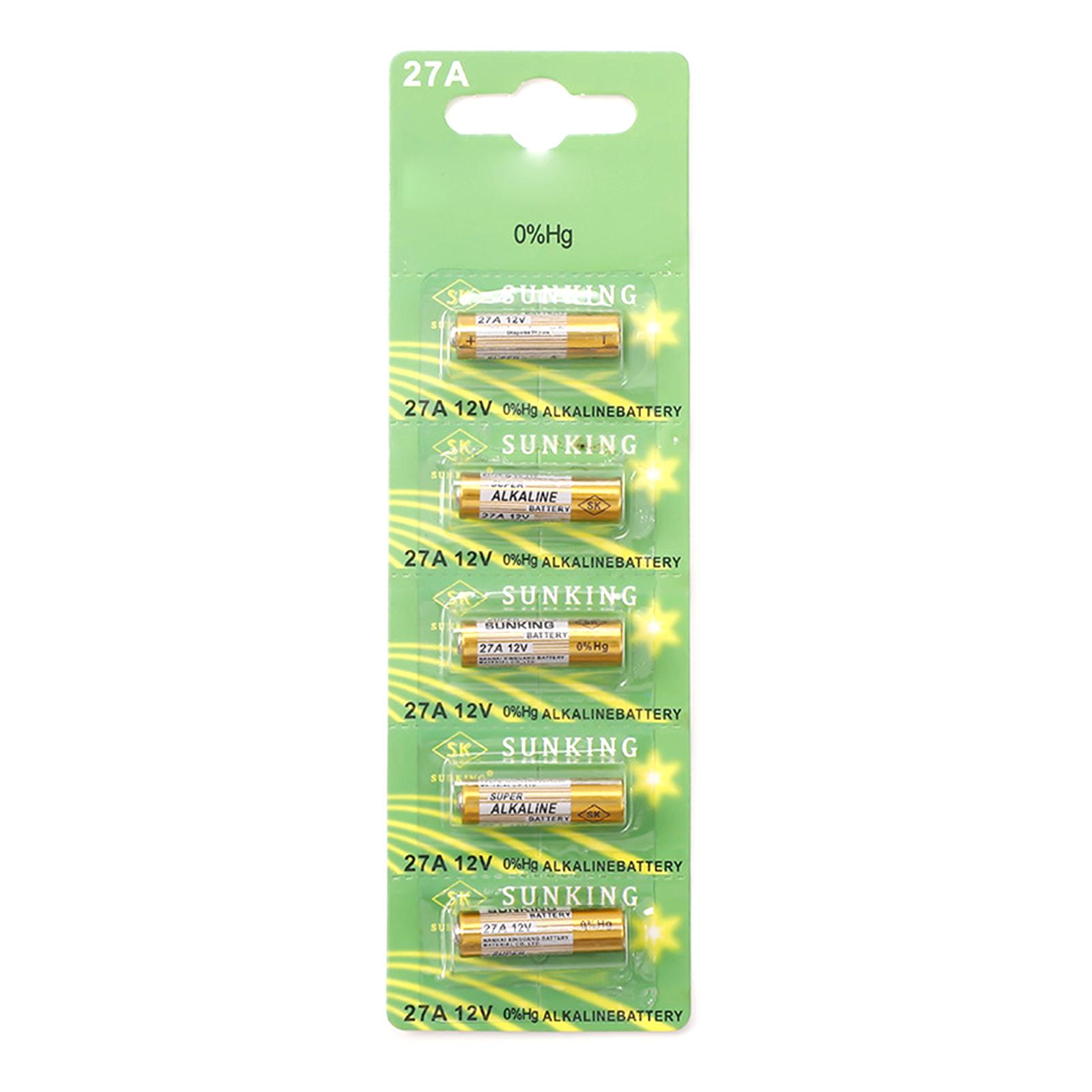 

Модернизированные щелочные батареи 27A 12V Универсальное решение для питания игрушек с дистанционным управлением Беспроводные дверные звонки Предотвращение краж 5