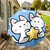 Entzückender Katze Sternenhimmel Regenschirm: Automatisches Öffnen & Schließen, Outdoor-Reiseaccessoire, Perfektes Geschenk 122
