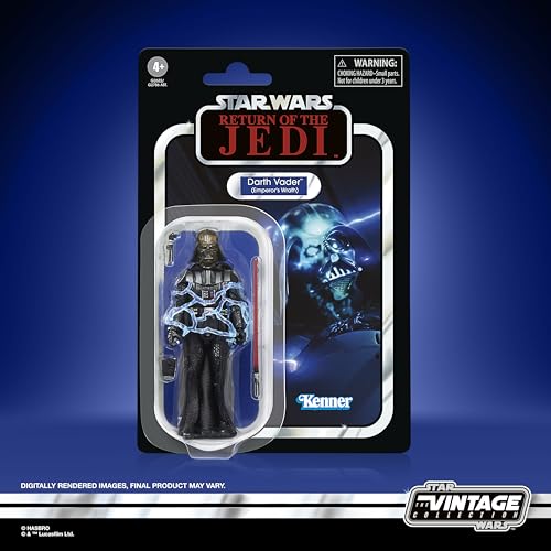 Hasbro Star Wars Vintage Collection Star Wars Episode VI: Return of the Jedi Darth Vader (Emperor's Wrath) Premium 3.75-inch Collectible Action Figure