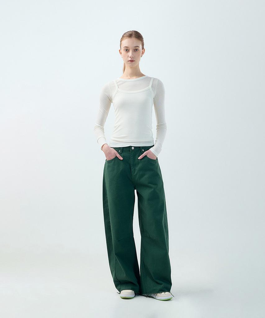 Potipo Natural Cut Cotton Pants