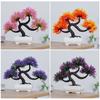 Artificial Plants Bonsai Small Tree Simulation Pot Plants Fake Flowers Table Potted Ornaments for Hotel Garden Home Decor