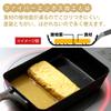 Shimomura Kihan Iron Tamagoyaki Frying Pan in Gas and Induction Double Wooden Care Instructions Tamagoyaki Egg 47025 [Made Japan] Compatible, Fiber,