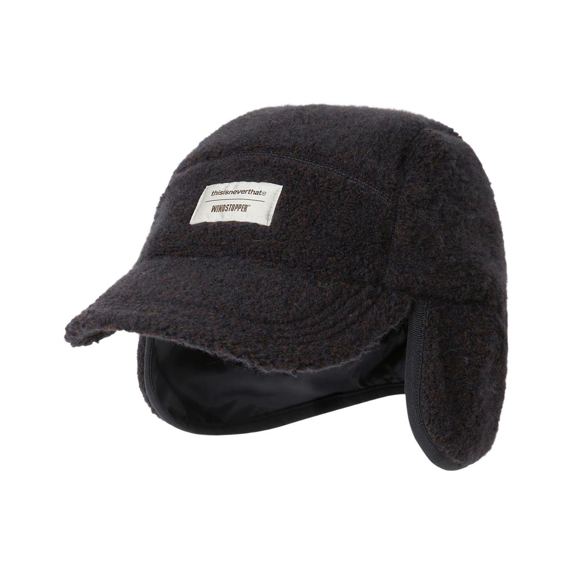 Thisisneverthat x Gore-Tex Windstopper Wool Fleece Cap Navy ONE SIZE синий