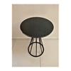 Gold Bronze Single Hourglass Side Table