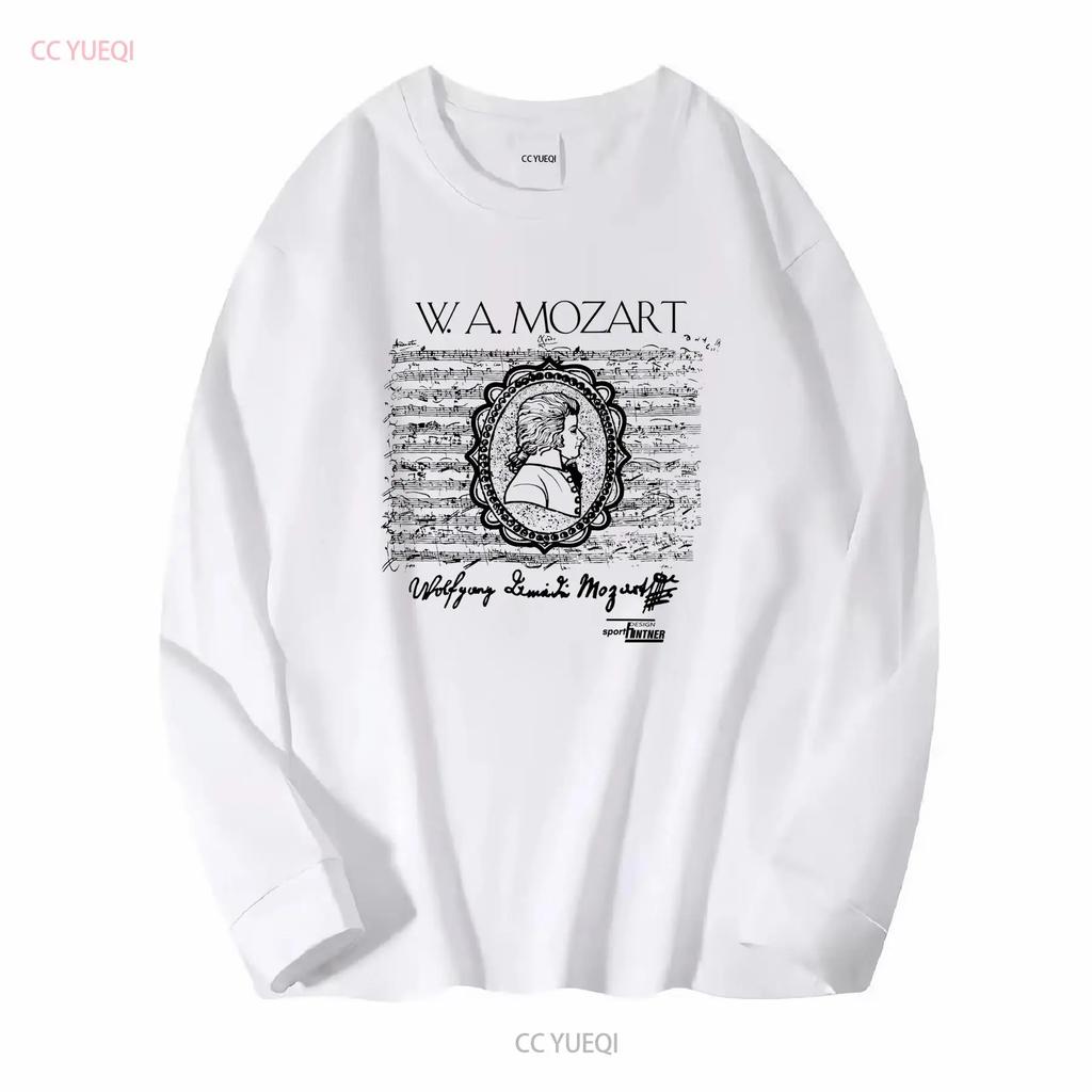 80s Wolfgang Amadeus Mozart Classical Musician Ringer Music T Shirt Large vintage Washed Stylish streetwear designer clothes