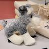 Stuffed Animal Schnauzer Dog Plush 22/30/40CM Stuffed Puppy Doll Dog Plush Toys  Birthday Gift