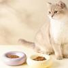 Gladde Keramische Kattenbak Hoge Esthetiek Huisdier Voerbak Huisdier Waterbak Donut-Vormige Kattenbak Huis