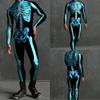 3D Digital Printing Stage Performance Costumes Adults Halloween Events Carnival Theme Party Cosplay Outfit Pretend Game Jumpsuit